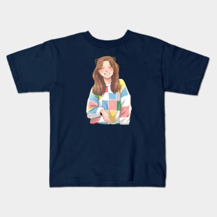 Anime Girl Kids T-Shirt